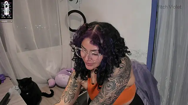 witchviolet online show from 31, 1, 2025