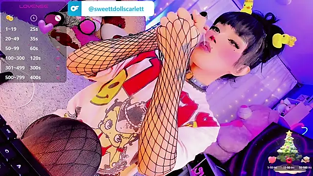 sweettdoll scarlett online show from 15, 12, 2024