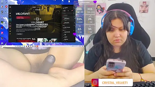 crystal7u7 online show from 28, 10, 2025