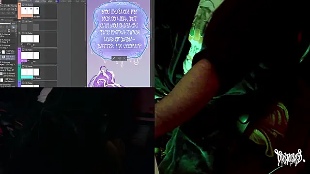 DrenchedArt online show from 15, 10, 2025