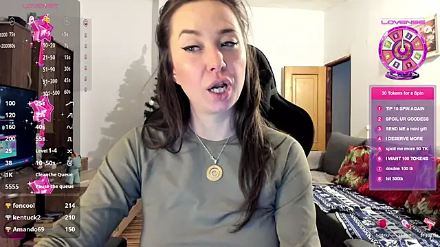 PlayfulGoddess online show from 3, 2, 2025