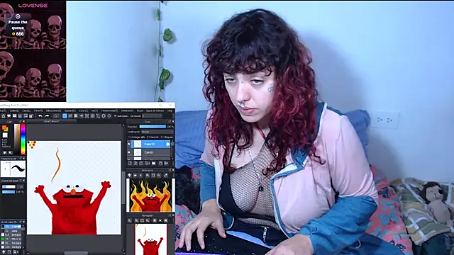 Eli666uwu online show from 24, 12, 2024