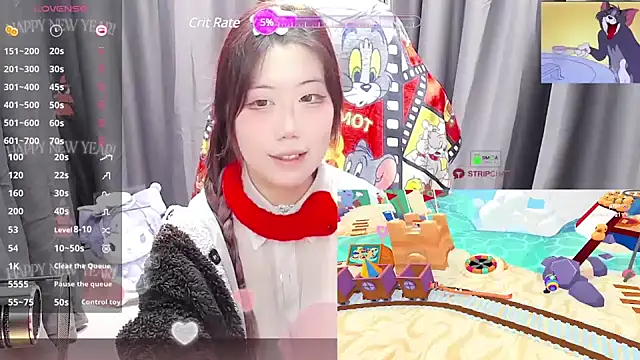 Snapshot of CryKuro_ chatting on 27, 2, 2025 CryKuro online show from 27, 2, 2025