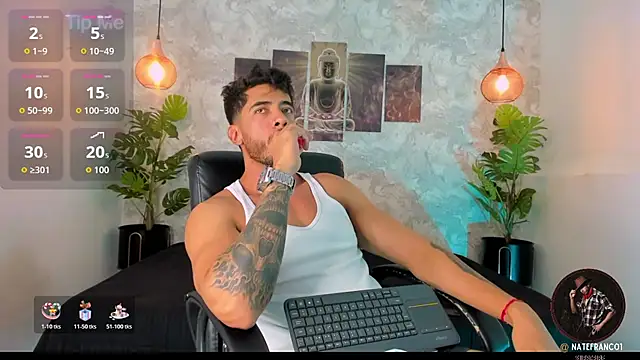 Snapshot of Nate_franco chatting on 9, 11, 2025 Nate franco online show from 9, 11, 2025