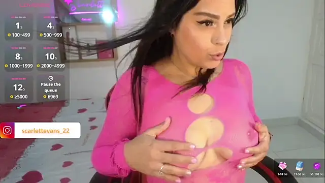 Scarlett Evanz online show from 22, 6, 2026