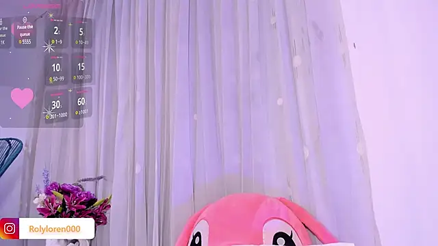 Snapshot of RolyLoren chatting on 8, 2, 2025 RolyLoren online show from 8, 2, 2025