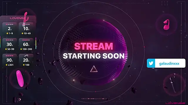 galaudin 3x  online show from 12, 1, 2026