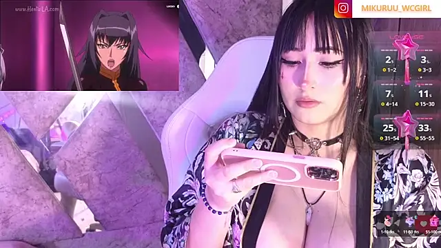 Snapshot of mikuru_hara chatting on 16, 3, 2025 mikuru hara online show from 16, 3, 2025