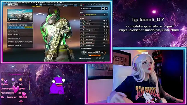 Irinaa Scarlett online show from 12, 2, 2026