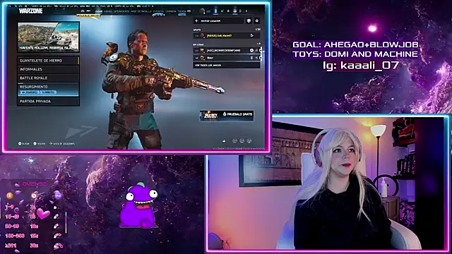 Irinaa Scarlett online show from 6, 3, 2026