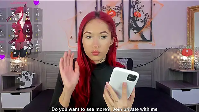 SkinnyFoxy online show from 10, 10, 2025