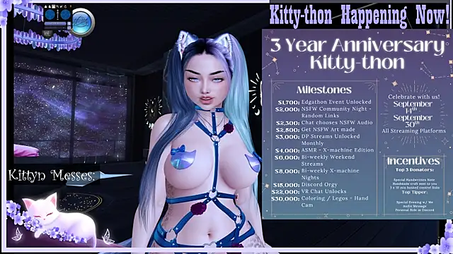 Snapshot of SassyKittyn chatting on 22, 9, 2025 SassyKittyn online show from 22, 9, 2025