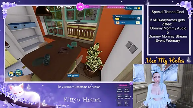 Snapshot of SassyKittyn chatting on 18, 12, 2024 SassyKittyn online show from 18, 12, 2024