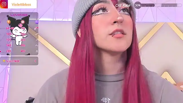 Snapshot of Violettbloss chatting on 12, 2, 2025 Violettbloss online show from 12, 2, 2025