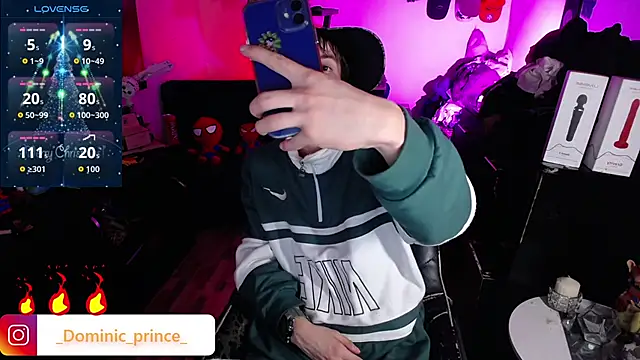 Snapshot of DominicPrince chatting on 9, 1, 2026 DominicPrince online show from 9, 1, 2026