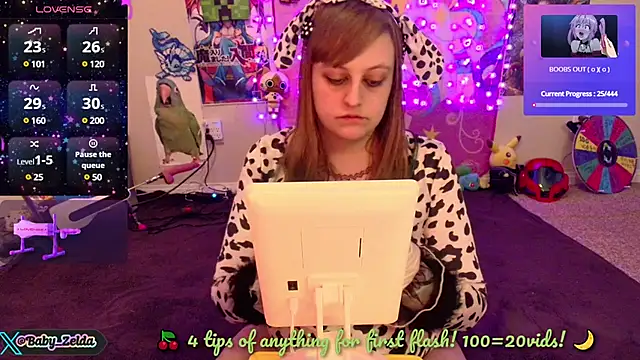 BabyZelda online show from 14, 1, 2025