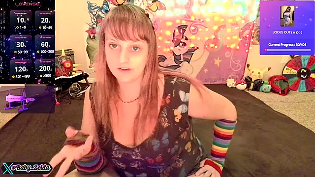 BabyZelda online show from 29, 11, 2025