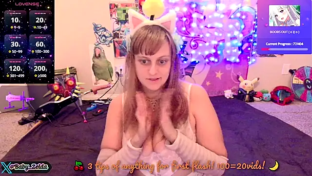BabyZelda online show from 12, 10, 2025