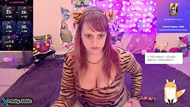 BabyZelda online show from 7, 11, 2025
