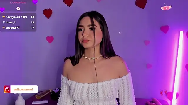 Bella Manson  online show from 23, 2, 2025