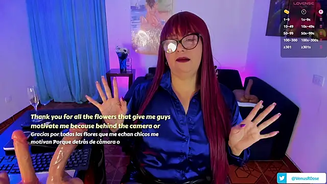 Venus R0se online show from 25, 10, 2025