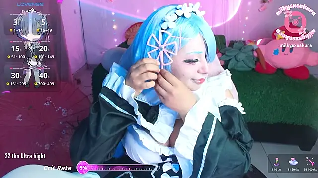 Snapshot of MilkyXSakura chatting on 3, 5, 2026 MilkyXSakura online show from 3, 5, 2026