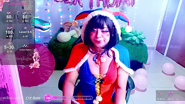 MilkyXSakura online show from 13, 2, 2025