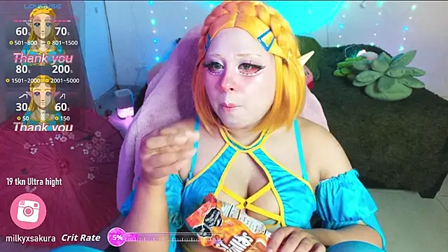 MilkyXSakura online show from 18, 1, 2026