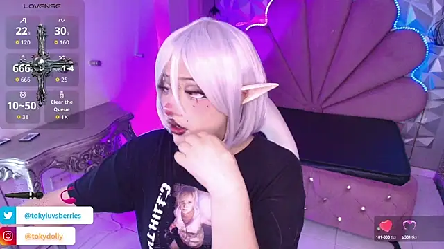 toky doll online show from 13, 10, 2025