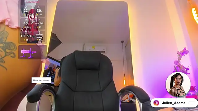 Juliett Adams  online show from 31, 3, 2026