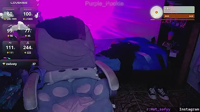 Purple Pookie online show from 5, 1, 2025