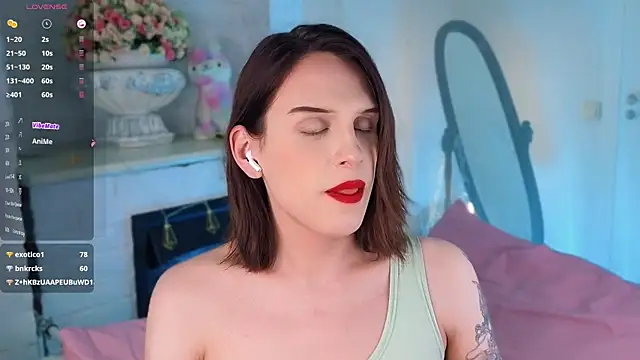 Snapshot of _yourFoxy_ chatting on 5, 1, 2025 yourFoxy online show from 5, 1, 2025