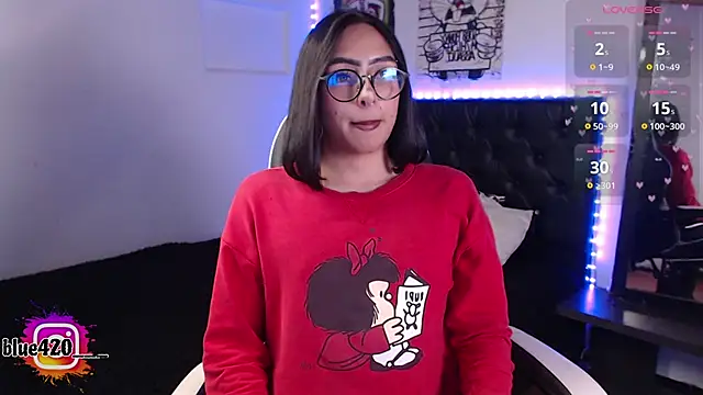 Skyler  blue4 online show from 12, 10, 2025