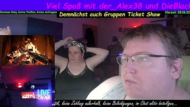 der alex38 online show from 11, 2, 2026