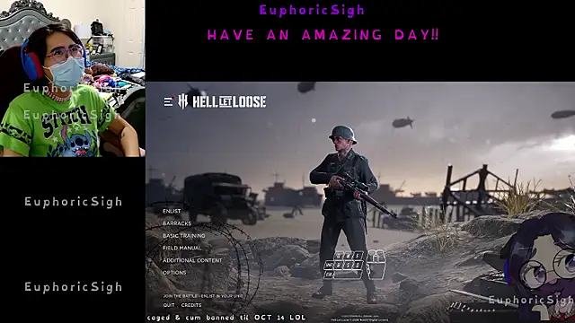 EuphoricSigh online show from 13, 7, 2026