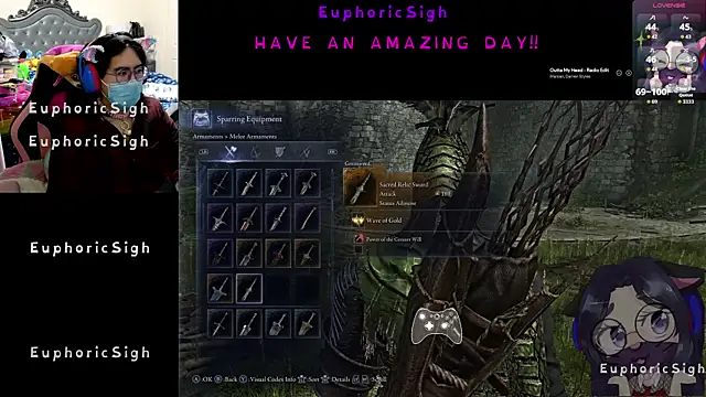 EuphoricSigh online show from 18, 2, 2026