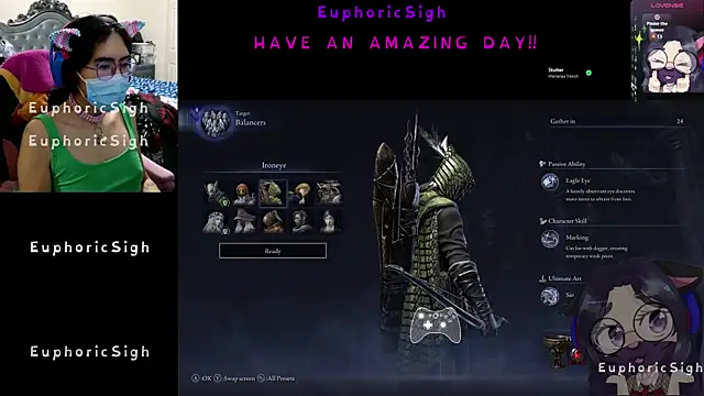 EuphoricSigh online show from 19, 2, 2026