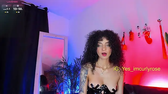 CurlyRose   online show from 22, 11, 2025