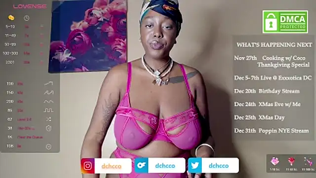 Snapshot of dchcco chatting on 18, 11, 2025 dchcco online show from 18, 11, 2025
