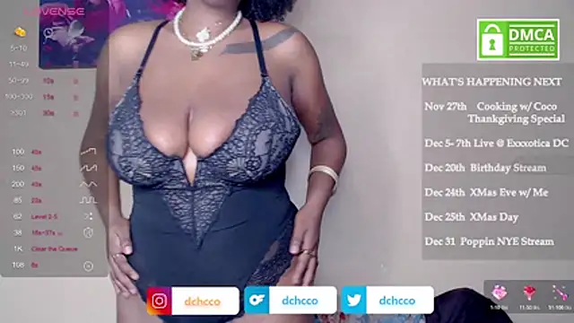 Snapshot of dchcco chatting on 11, 11, 2025 dchcco online show from 11, 11, 2025