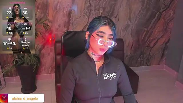 Alahia Dangelo online show from 8, 3, 2026