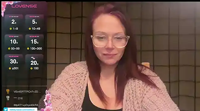 MelodyRoseUk online show from 9, 1, 2025