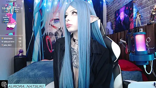 Aurora Natsuki online show from 18, 1, 2025