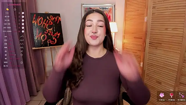 Aria Blisss online show from 7, 11, 2025