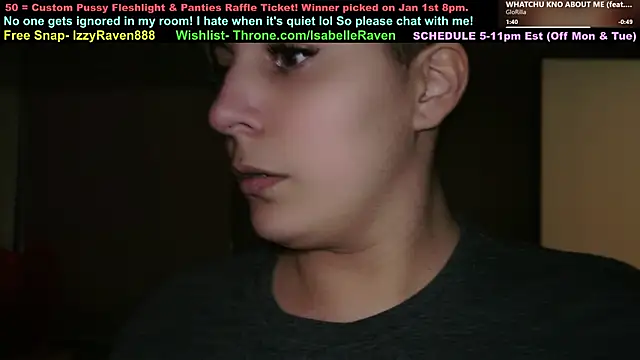 IsabelleRaven online show from 11, 1, 2026