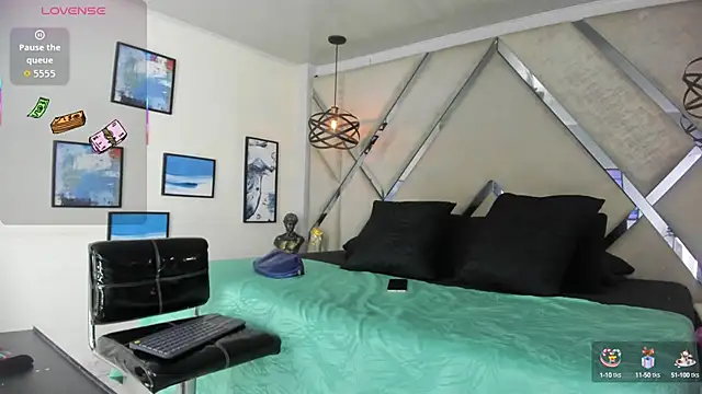 Pandora Rey2 online show from 10, 10, 2025