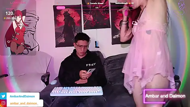Snapshot of Ambar_and_daimon_ chatting on 29, 9, 2025 Ambar and daimon online show from 29, 9, 2025