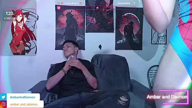 Ambar and daimon  online show from 24, 10, 2025