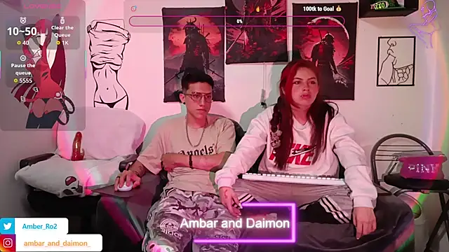Snapshot of Ambar_and_daimon_ chatting on 24, 9, 2025 Ambar and daimon online show from 24, 9, 2025
