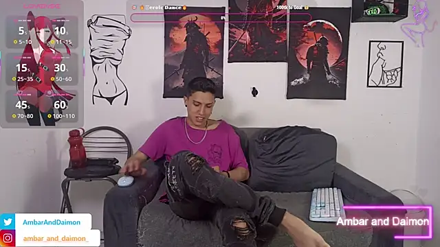 Ambar and daimon  online show from 21, 10, 2025